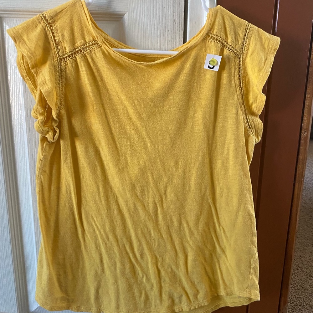 Ann Taylor Loft Yellow Blouse